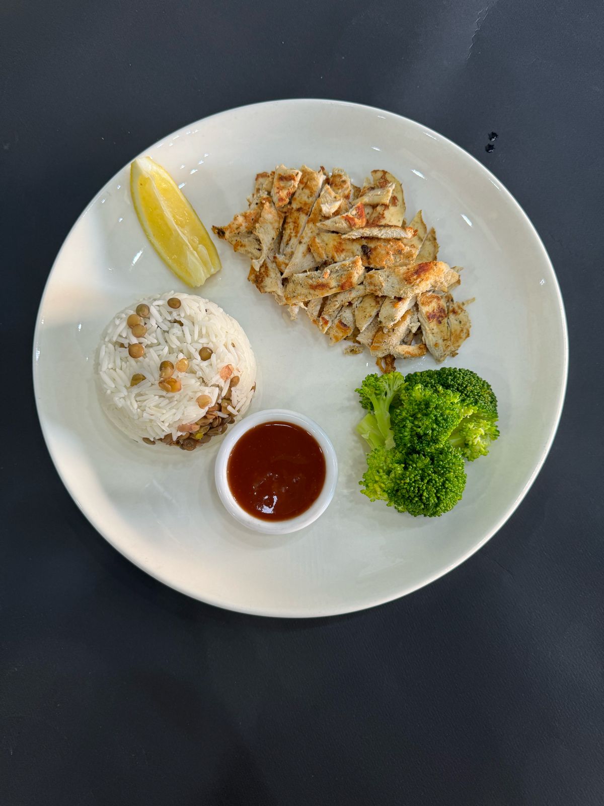 Chicken with Black Lentils