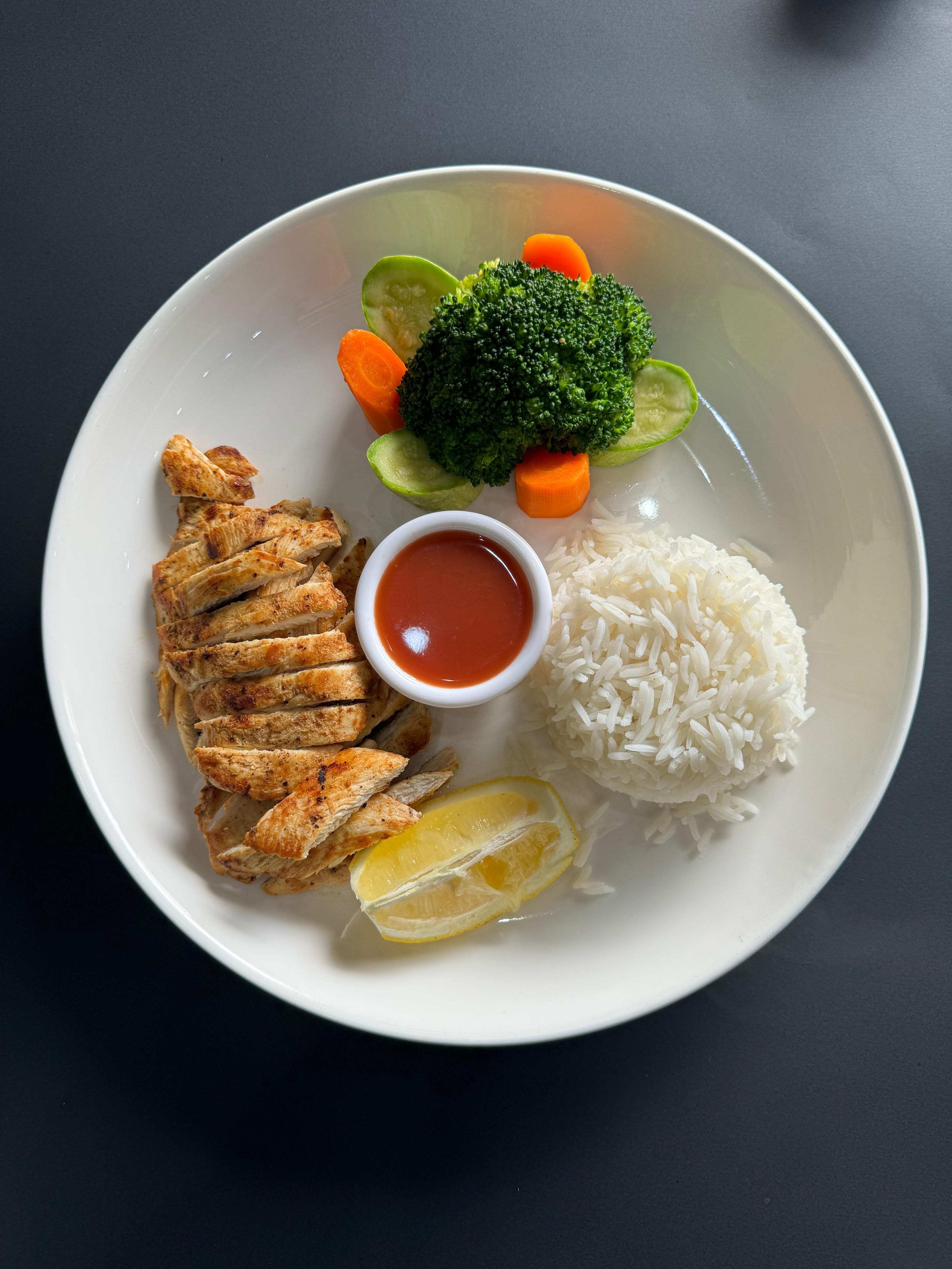 Chicken Steak with Rice