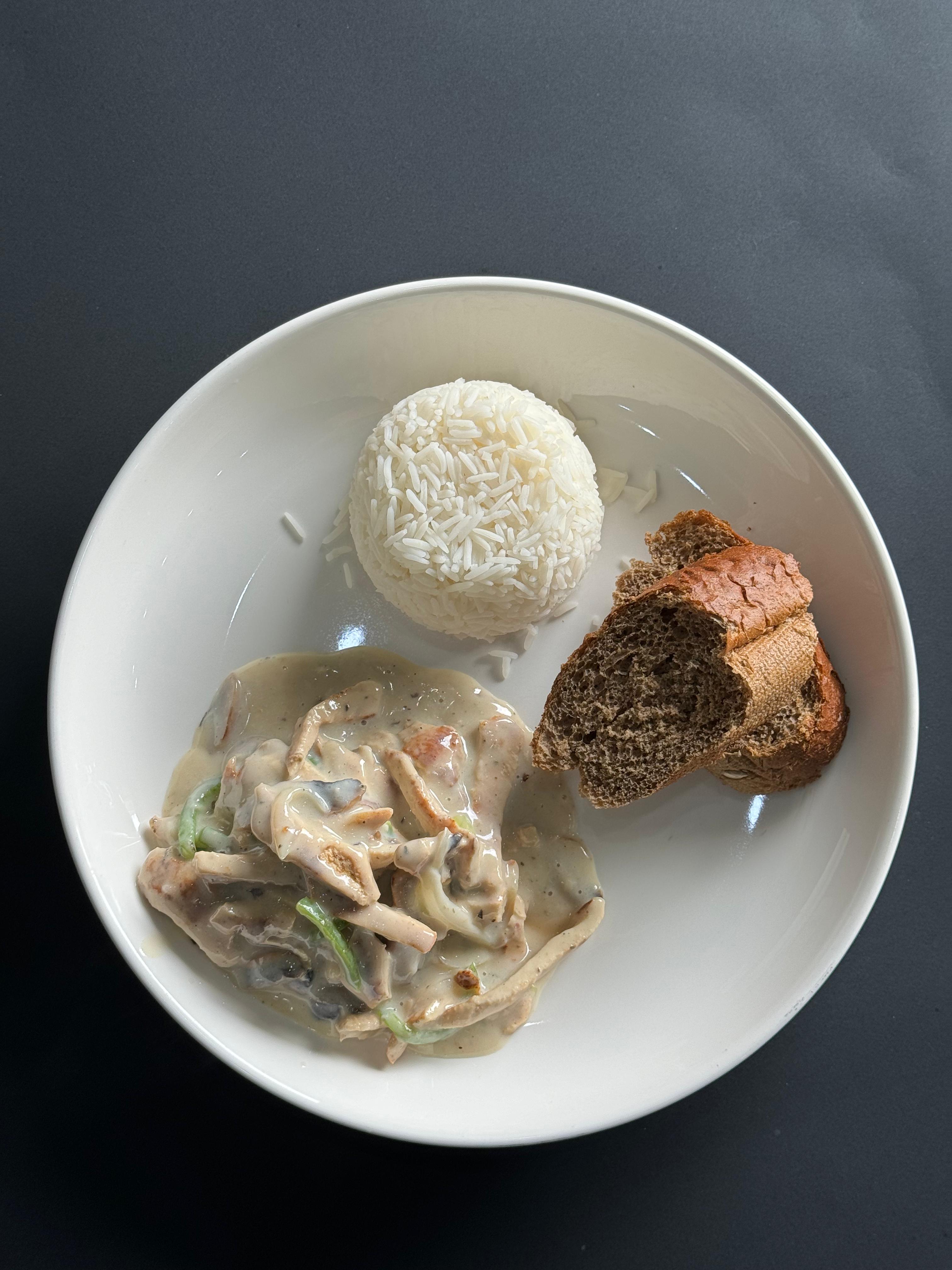 Straganoff with Rice