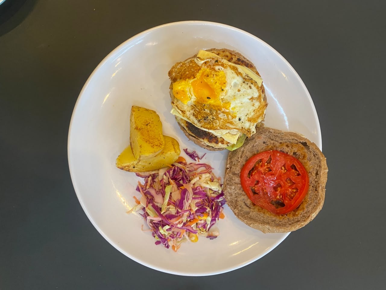 Beef Burger Egg